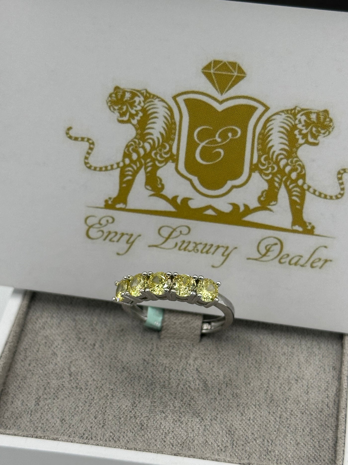 5 Stone Eternity Ring